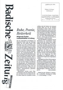2005-Badische-Zeitung-Freiburg-Allemagne-Malgorzata-Paszko