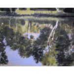 A2-Reflet-avec-feuilles-pigments-et-liant-sur-toile-150x280cm-2005-Malgorzata-Paszko